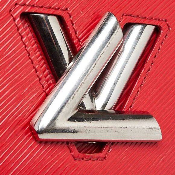 Louis Vuitton Coquelicot Epi Leather Twist MM Bag - Picture 7 of 9